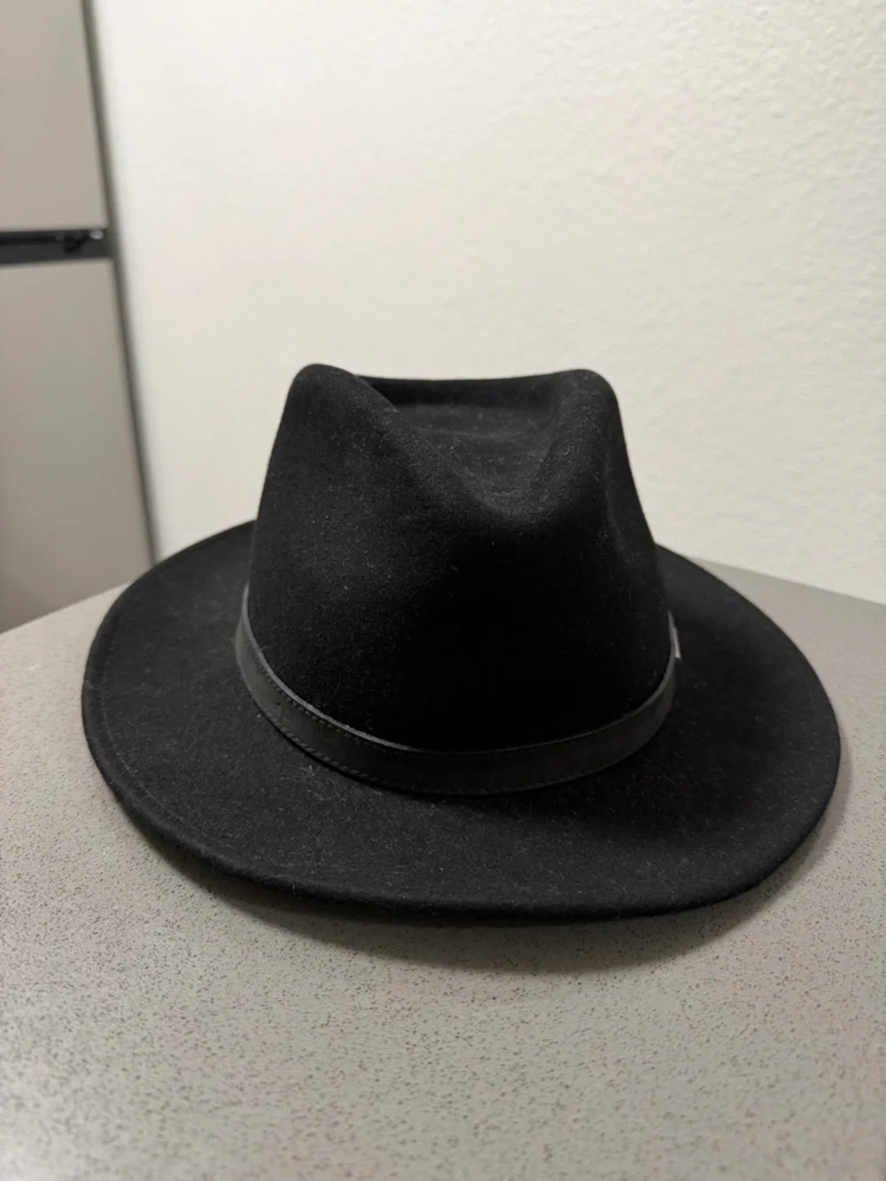 Vintage Stetson Black Wool Hat - Picture 2 of 6